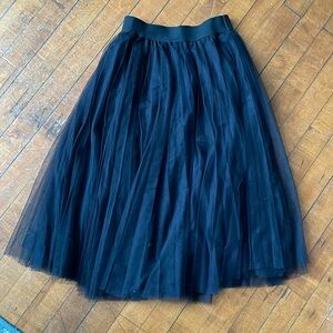 Small black tulle skirt